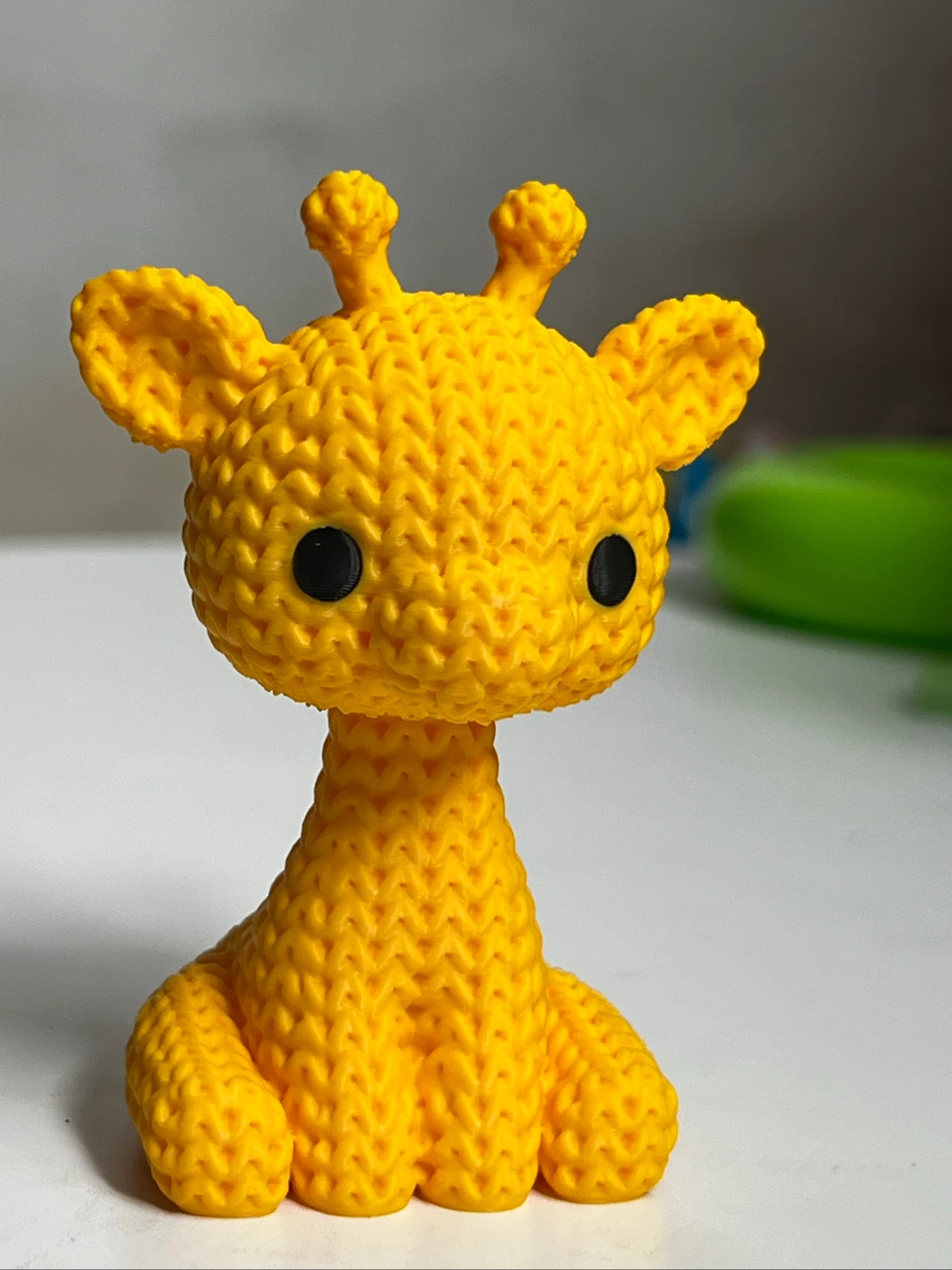 Girafa tricot em 3D